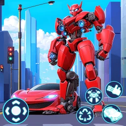 أيقونة Smash Car: Robot Racing